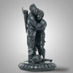 Handcrafted Ram Hanuman sculpture for home