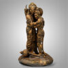 Ram Hanuman sculpture - Copper