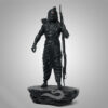 Shree Ram sculpture - Black