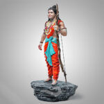 Handcrafted Shree Ram sculpture for spiritual home decor