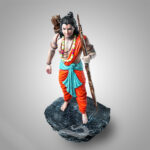 Handcrafted Shree Ram sculpture for spiritual home decor