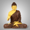 Gautam Buddha Sculpture 24 Inches - Brown