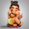 10 Inches Modak balganesha - Multicolour