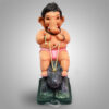 10 inches Rat Balganesha - Multicolour