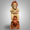 10 inches Rat Balganesha - Sandstone