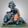 12 Inches Elephant balganesha - Black