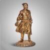 Chatrapati Shivaji Maharaj Sculpture 12 Inches - Copper